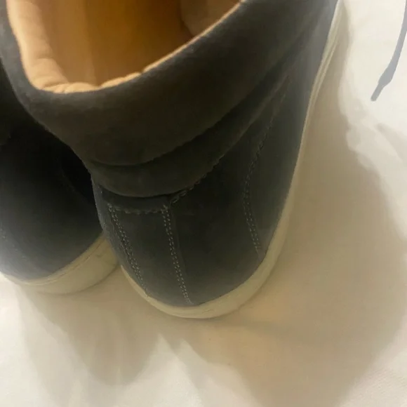 Kolo Italy Gray Suede Lace Up High Top Shoes Mens Size US 9 EUR 42 - Picture 13 of 14